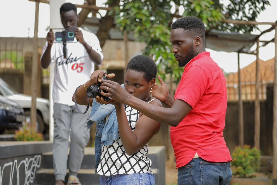 Cinematography workshop in action