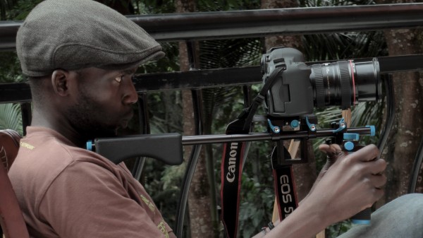Cinelab Akademie Filmmaker on set